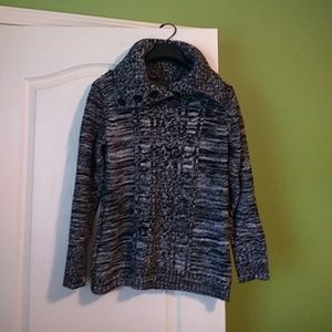 Black and white sweater